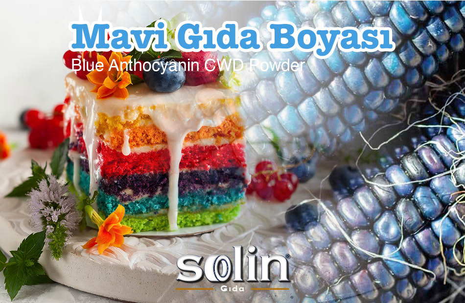 Mavi Gıda Boyası Blue Solin Gıda