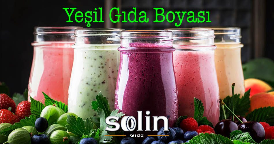Yeşil Gıda Boyası Solin Gıda