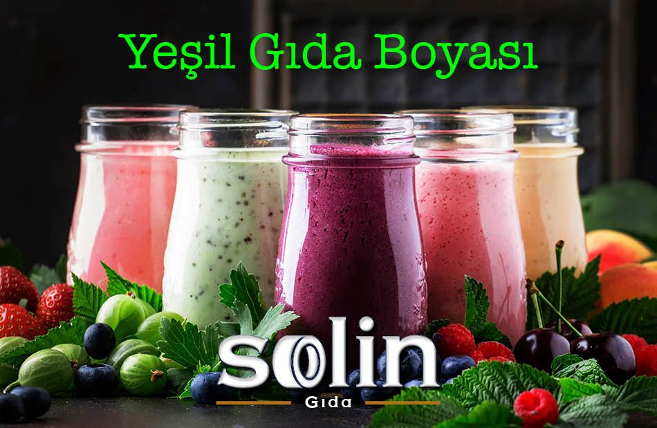Yeşil Gıda Boyası Solin Gıda